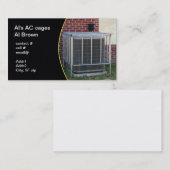 Carte De Visite cage extérieure de degré de sécurité de pompe à (Devant / Derrière)