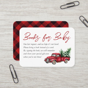 Carte De Visite Cahiers Écarlate à Carreaux Bundle of Joy pour ins