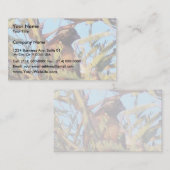 Carte De Visite Cailles masquées de blanc de Bob (Devant / Derrière)