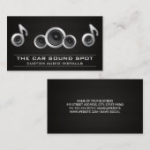 Carte De Visite Caisson de haut-parleur audio | Son de voiture (Devant / Derrière)