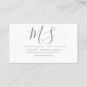 Carte De Visite Cakepops Baking Cake Decorator Fils (Dos)