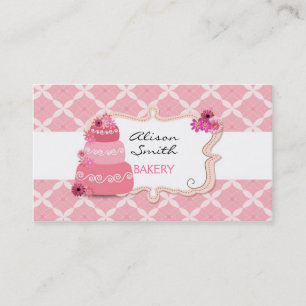 Carte De Visite Cakes Bakery Business Cards