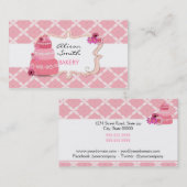 Carte De Visite Cakes Bakery Business Cards (Devant / Derrière)