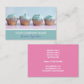 Carte De Visite Cakes Cake Baking Cakes (Devant / Derrière)