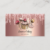 Carte De Visite Cakes & Sweets Cupcake Accueil Boulangerie Laisser (Devant)
