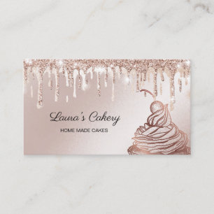 Carte De Visite Cakes & Sweets Cupcake Accueil Boulangerie Laisser