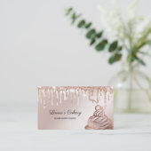 Carte De Visite Cakes & Sweets Cupcake Accueil Boulangerie Laisser (Debout devant)