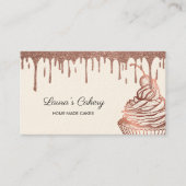 Carte De Visite Cakes & Sweets Cupcake Accueil Boulangerie Laisser (Devant)
