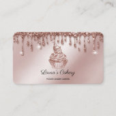 Carte De Visite Cakes & Sweets Cupcake Accueil Boulangerie Laisser (Devant)