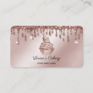 Carte De Visite Cakes & Sweets Cupcake Accueil Boulangerie Laisser