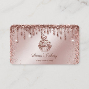 Carte De Visite Cakes & Sweets Cupcake Accueil Boulangerie Laisser