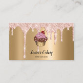 Carte De Visite Cakes & Sweets Cupcake Accueil Boulangerie Laisser (Devant)