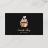 Carte De Visite Cakes & Sweets Cupcake Accueil Boulangerie Laisser (Devant)