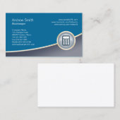 Carte De Visite Calculateur comptable comptable comptable (Devant / Derrière)