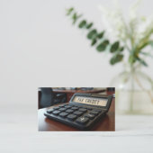 Carte De Visite Calculateur de crédit d'impôt (Debout devant)
