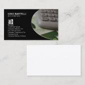Carte De Visite Calculatrice de comptabilité financière (Devant / Derrière)