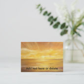 CARTE DE VISITE CALENDRIER (Debout devant)