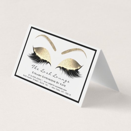 Carte De Visite Calendrier 2018 Beauty Studio Coiffeur Lashes Ext (Dos)