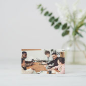 Carte De Visite Calendrier 2024 du panier d'affaires (Debout devant)