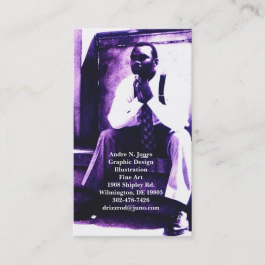 Carte De Visite calendrier 9, André N. JonesGraphic DesignIllustr… (Devant)