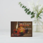 Carte De Visite Calendrier de guitare String Scapes (Debout devant)