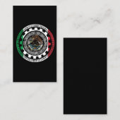 Carte De Visite Calendrier maya historique mexicain Aztec Mexique (Devant / Derrière)