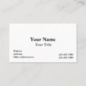 Carte De Visite Calendriers photo personnalisés 2019 (Dos)