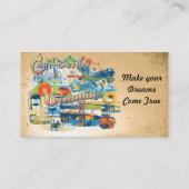 Carte De Visite California Dreaming (Dos)