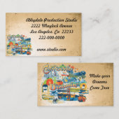 Carte De Visite California Dreaming (Devant / Derrière)