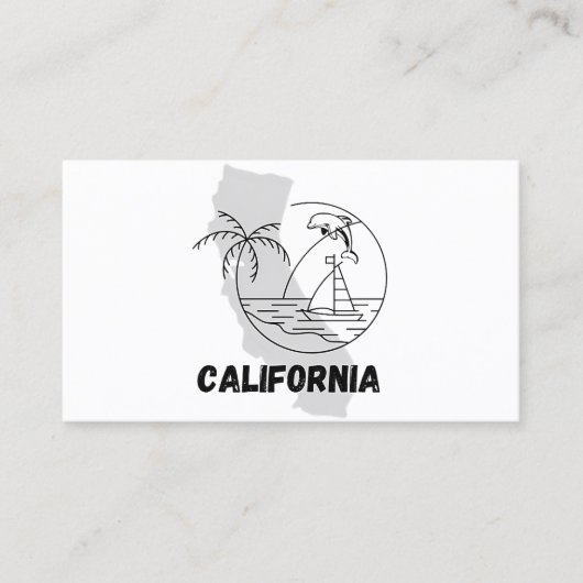 CARTE DE VISITE CALIFORNIE (Devant)