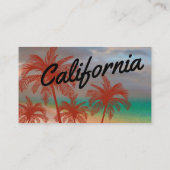 Carte de visite californien (Dos)