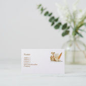 Carte De Visite Calligraphie (Debout devant)