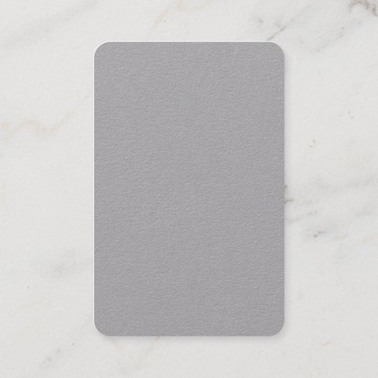 Carte De Visite Calligraphie classique tendance script monogramme  (Dos)