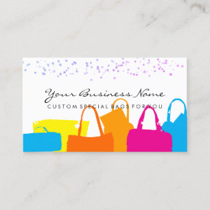 Carte De Visite Calligraphie Classy Fashion Consultant Sacs