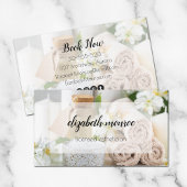 Carte De Visite Calligraphie de script manuscrit spa