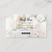 Carte De Visite Calligraphie de script manuscrit spa (Dos)