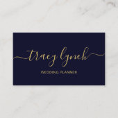 Carte De Visite Calligraphie de script manuscrite de la Marine Gol (Devant)