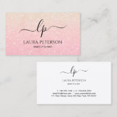 Carte De Visite Calligraphie manuscrite de manuscrit de parties (Devant / Derrière)