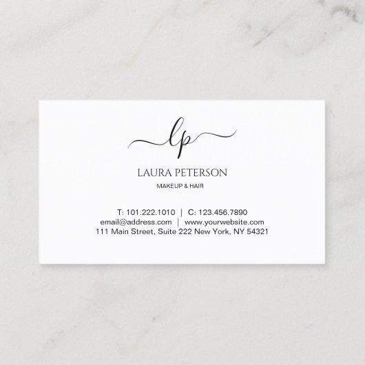 Carte De Visite Calligraphie manuscrite de manuscrit de parties (Dos)