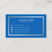 Carte De Visite Calligraphie manuscrite simple et élégant (Dos)