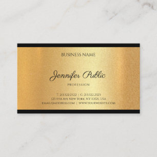 Carte De Visite Calligraphie moderne de texte de script de main de
