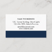 Carte De Visite Calligraphie Nib Gold Freelance Auteur (Dos)