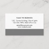 Carte De Visite Calligraphie Nib Gold Freelance Writer (Dos)