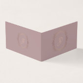 Carte De Visite Calligraphie Script Moderne Élégant Modèle design (Extérieur)