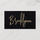 Carte De Visite Calligraphie Signature Professional Coiffure Studi (Devant)