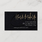 Carte De Visite Calligraphie Signature Professional Coiffure Studi (Dos)