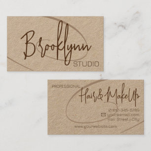 Carte De Visite Calligraphie Signature Professional Coiffure Studi