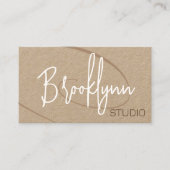 Carte De Visite Calligraphie Signature Professional Coiffure Studi (Devant)