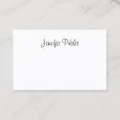 Carte De Visite Calligraphie tendance manuscrite Script élégant To (Devant)
