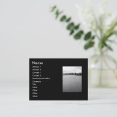 Carte De Visite Calm Bay en Irlande. Près de Rosscarbery. (Debout devant)